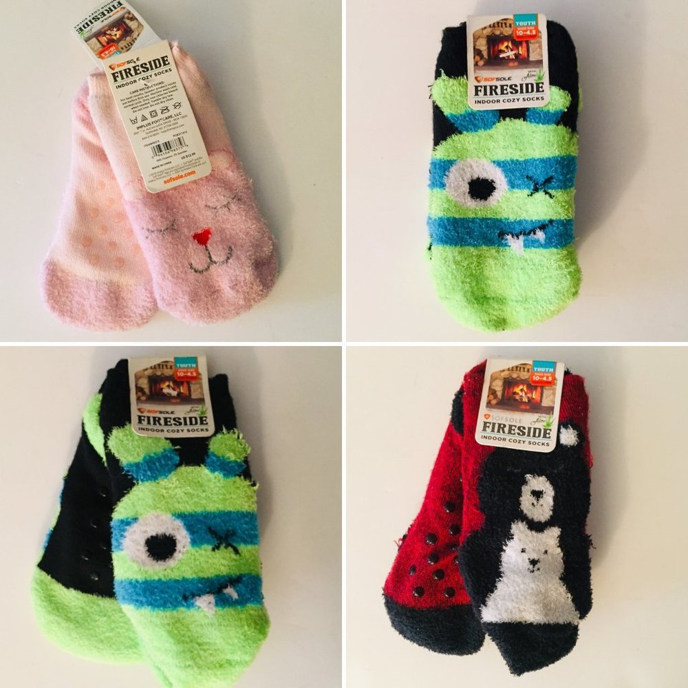 Youth Winter Sof Sole Fireside Cozy Fun Socks